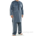 Новый дизайн контраст цвет kaftan abaya